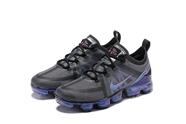 2019 Women Nike Air VaporMax Grey Black Purple Shoes - Click Image to Close